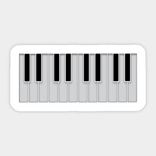 Piano Keys Sticker